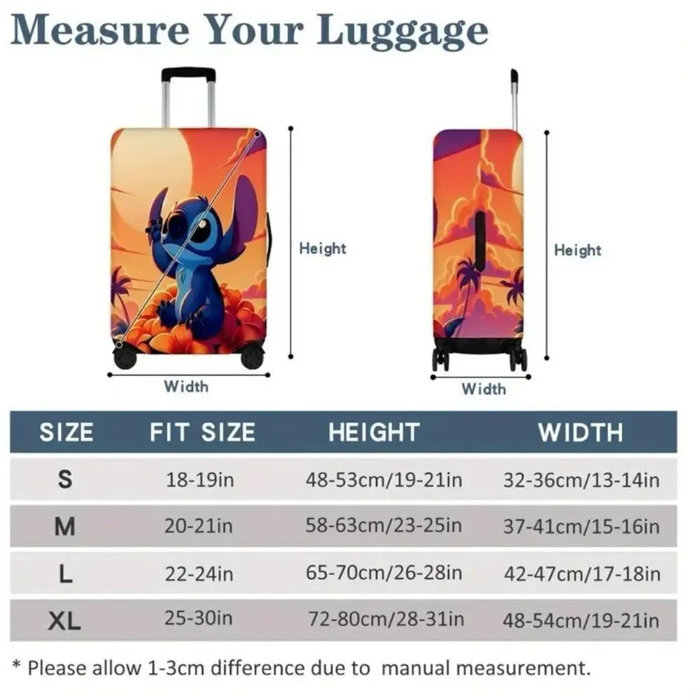 NWT Gorgeous Stitch Hawaiian Sunset Sz M 21”-22” Suitcase Luggage Elastic Cover